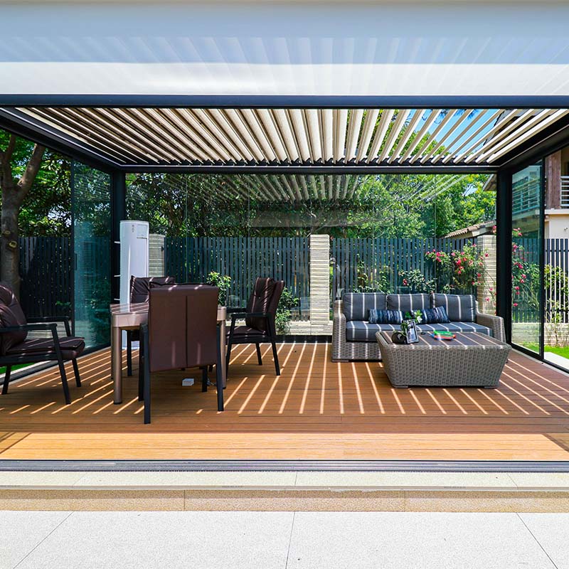 Outdoor Modern Louvered Pergola